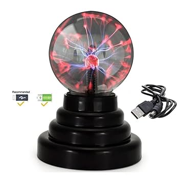 Amazon.co.jp : Hosioe 3.94 インチプラズマボールランプ静電気